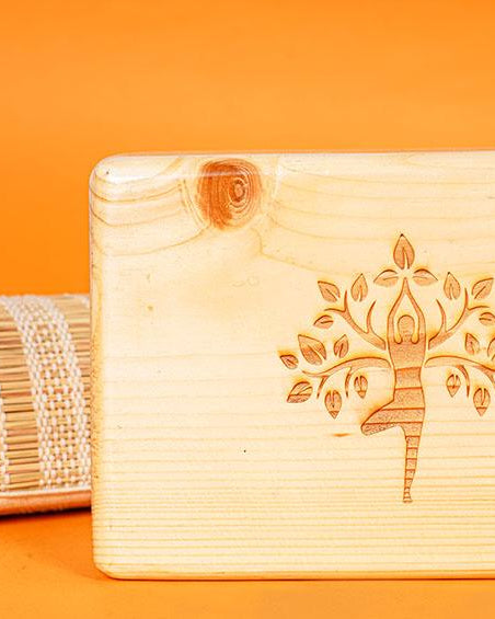 Yoga Props - Wooden Brick - Yoga blocks - indic inspirations