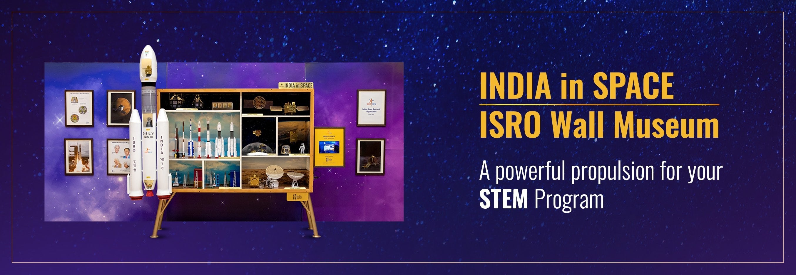 INDIA in SPACE | ISRO Wall Museum - Indic Inspirations