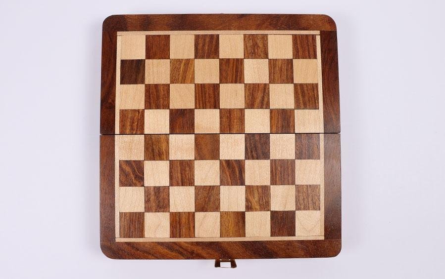 12" ANTIQUE MAGNETIC CHESS SET - Chess Sets - Indic Inspirations
