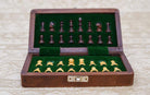 12" ANTIQUE MAGNETIC CHESS SET - Chess Sets - Indic Inspirations