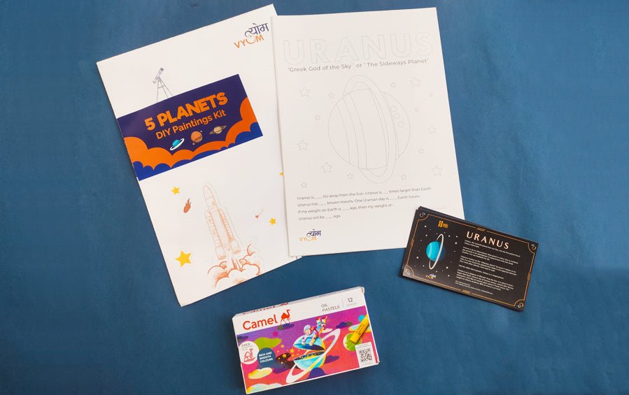 5 Planets DIY Paintings - DIY kits - Indic Inspirations