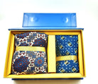 Ajrakh Silk Stole + Tie - Stoles - Indic Inspirations