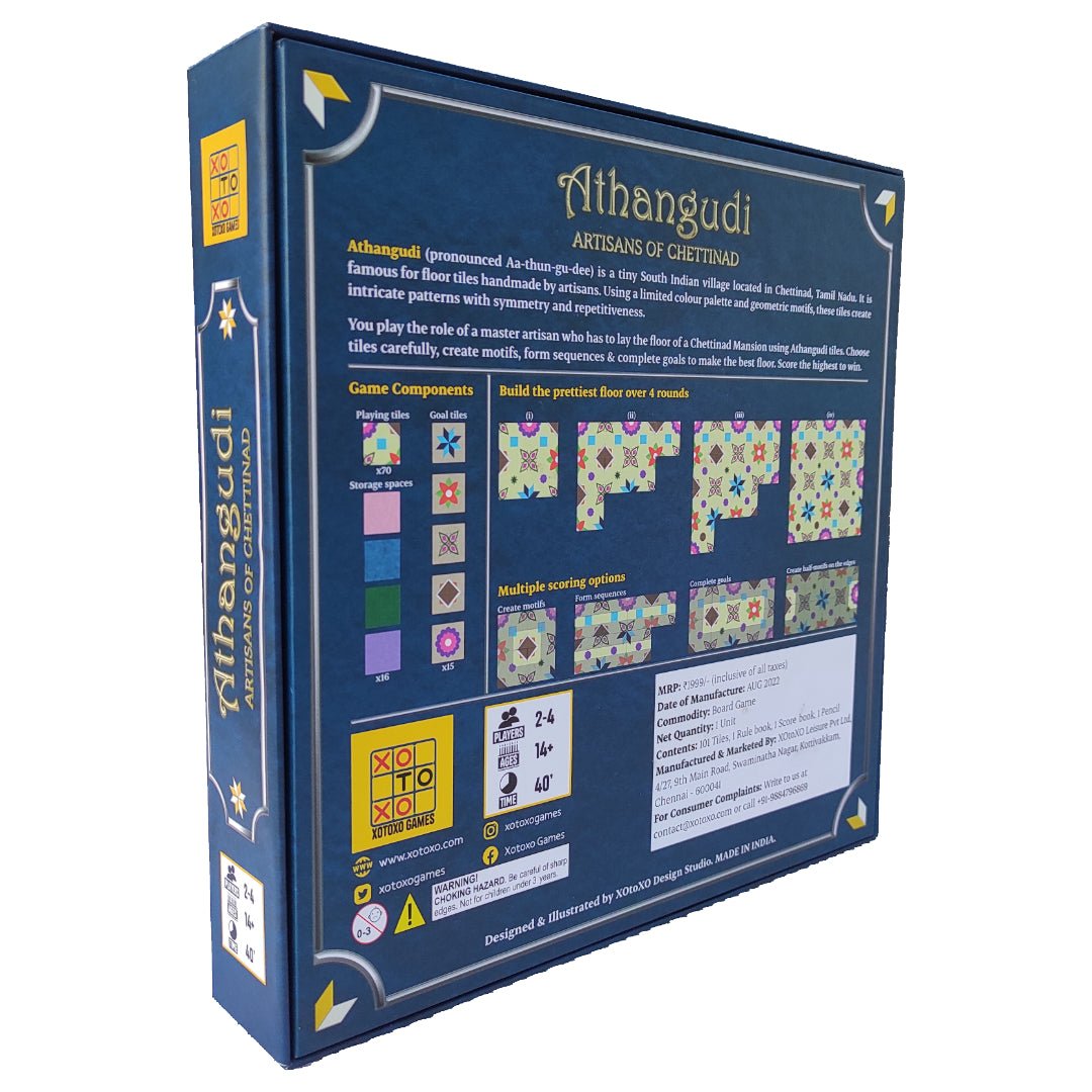 Athangudi - Artisans of Chettinad - Board Games - Indic Inspirations