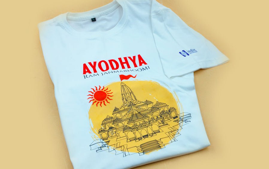 Ayodhya | Ram Mandir Tshirt - T - Shirts - Indic Inspirations