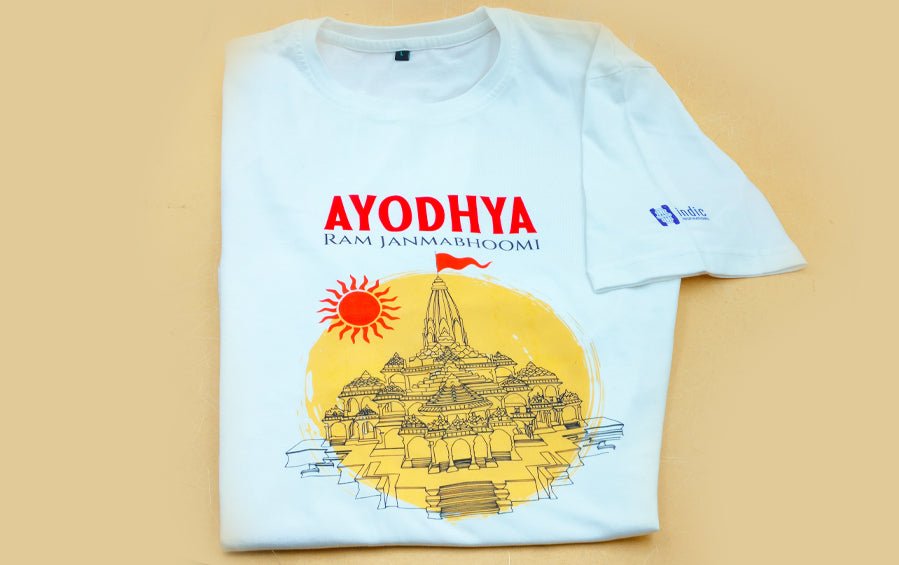 Ayodhya | Ram Mandir Tshirt - T - Shirts - Indic Inspirations