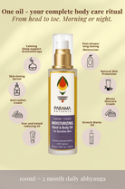 BODY OIL | Lavender-Turmeric MOISTURIZING Face & Body Oil - Indic Inspirations