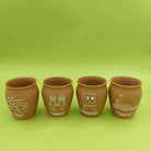 Chai - Coffee Around IIT'S | set of 4 Kulhad's - kulhads - Indic Inspirations