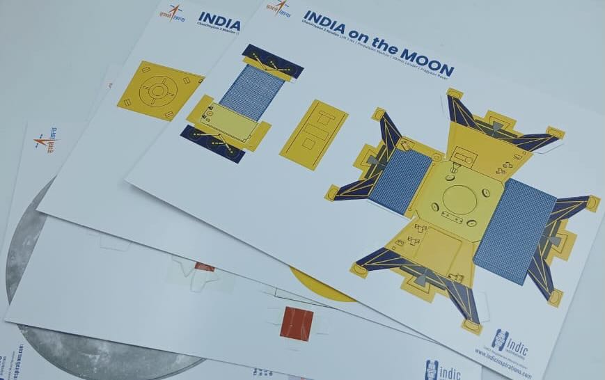 Chandrayaan 3 Artefacts A4 | DIY Kit | Paper Models - DIY kits - Indic Inspirations