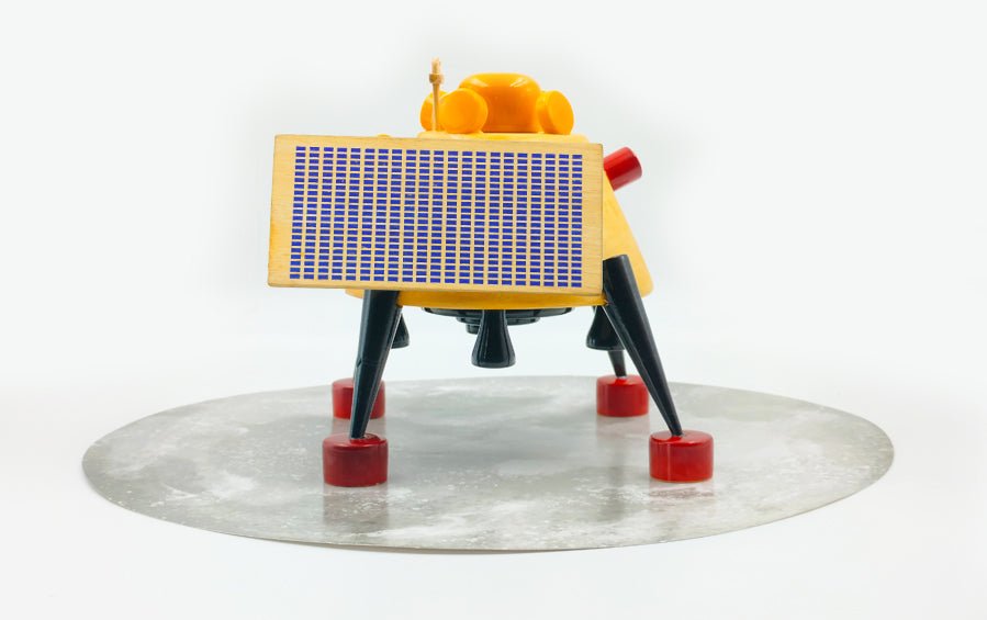 Isro Modles Buy ISRO Chandrayaan Vikram Lander Wooden Scale Model Online - VYOM ...