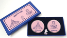 Dagdusheth Ganapati | Fridge Magnet & Lapel Pin | Set of 3 - Fridge Magnets - Indic Inspirations
