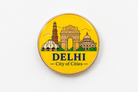 DELHI | City of Cities | Fridge Magnet | Single - Fridge Magnets - Indic Inspirations