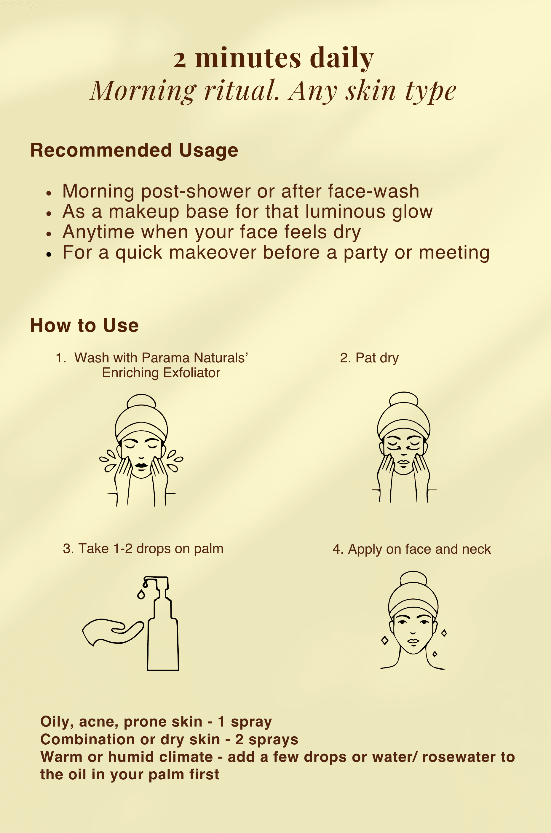 FACE OIL | Turmeric ALL-DAY LITE Moisturizing Face Oil - Indic Inspirations