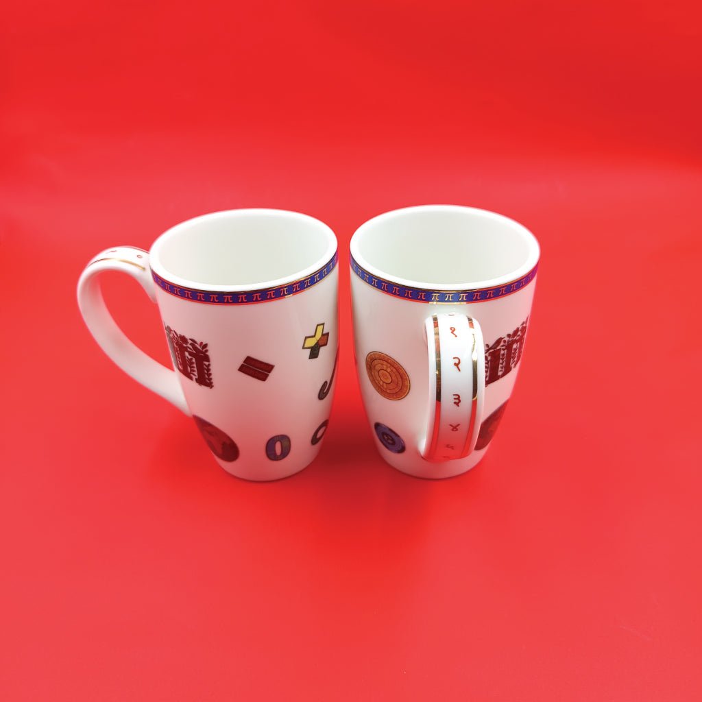 IKS to IITs | Fine Porcelain Mug - Cups & Mugs - Indic Inspirations