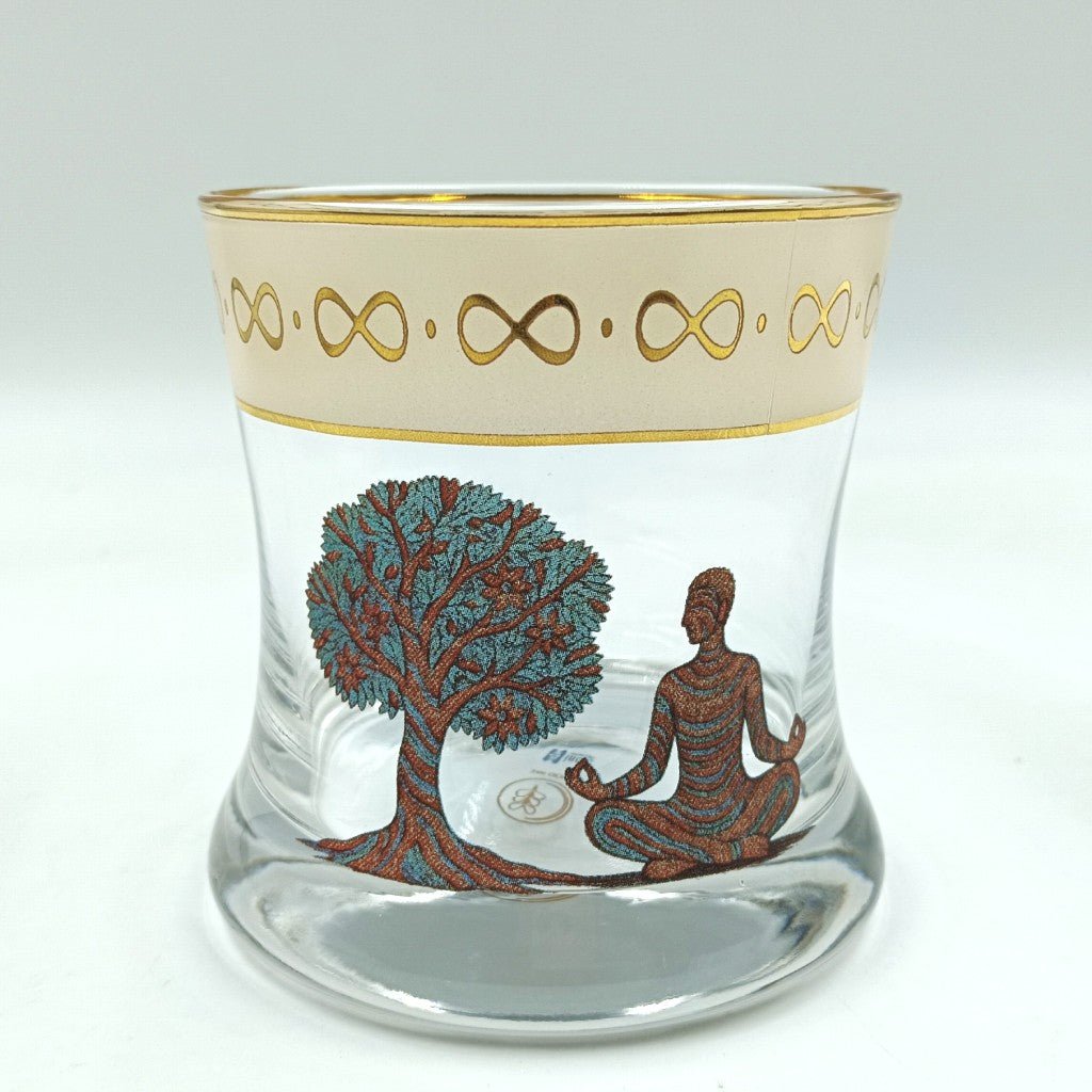 IKS to IITs | Set of 4 Glasses - glass - Indic Inspirations