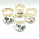 IKS to IITs | Set of 4 Glasses - glass - Indic Inspirations