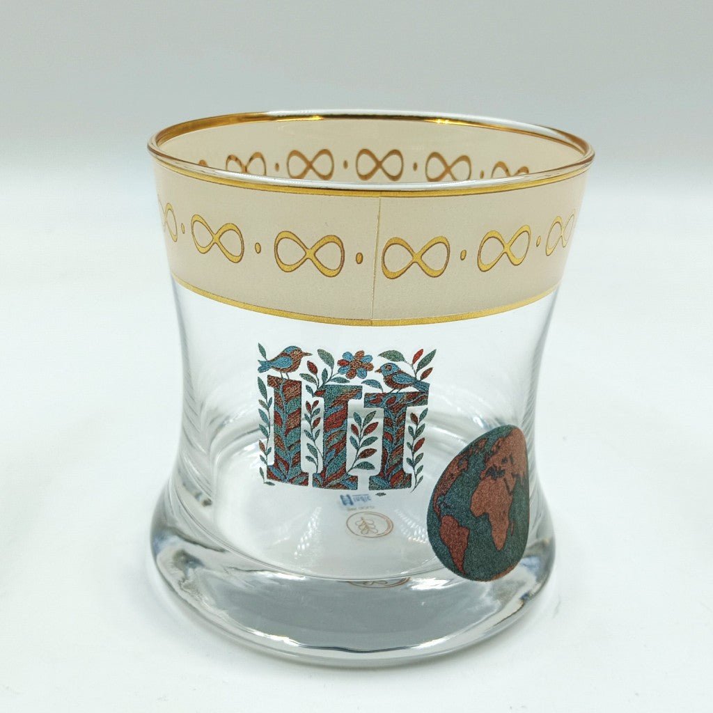 IKS to IITs | Set of 4 Glasses - glass - Indic Inspirations