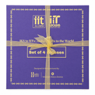 IKS to IITs | Set of 4 Glasses - glass - Indic Inspirations