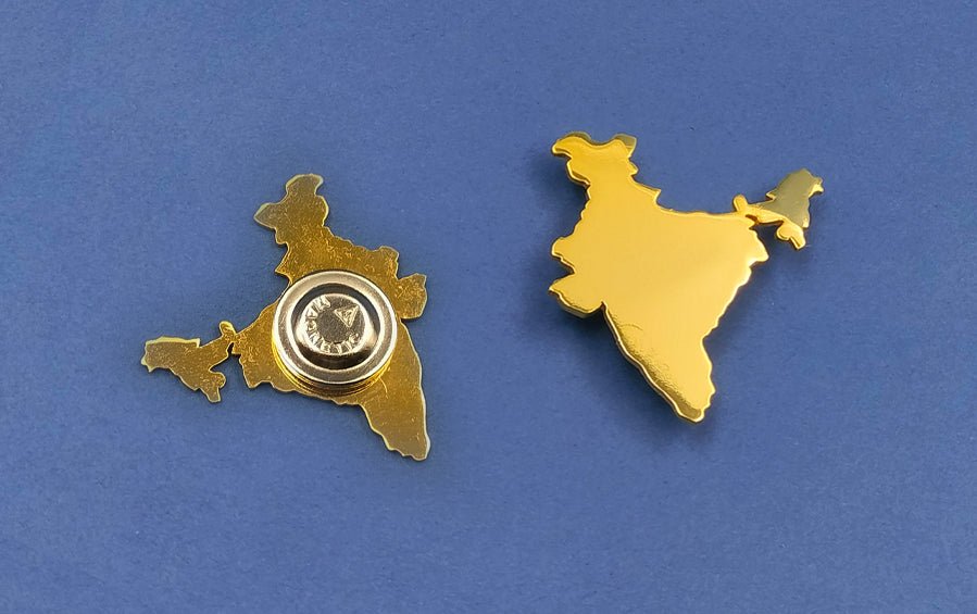 Idia Pin Buy India Map Magnetic Lapel Pin | Set of 5 online – Indic Inspirations