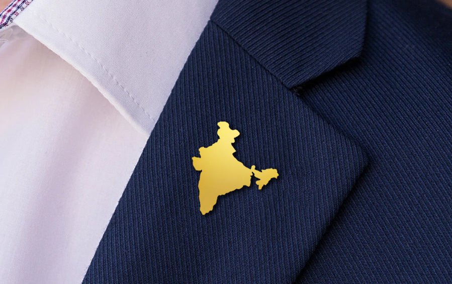 Idia Pin Buy India Map Magnetic Lapel Pin | Set of 5 online – Indic Inspirations