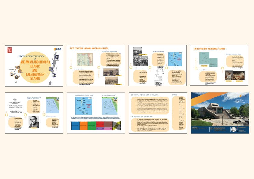 India State Story | Andaman & Nicobar Island and Lakshadweep | A4 Booklet - Posters - Indic Inspirations