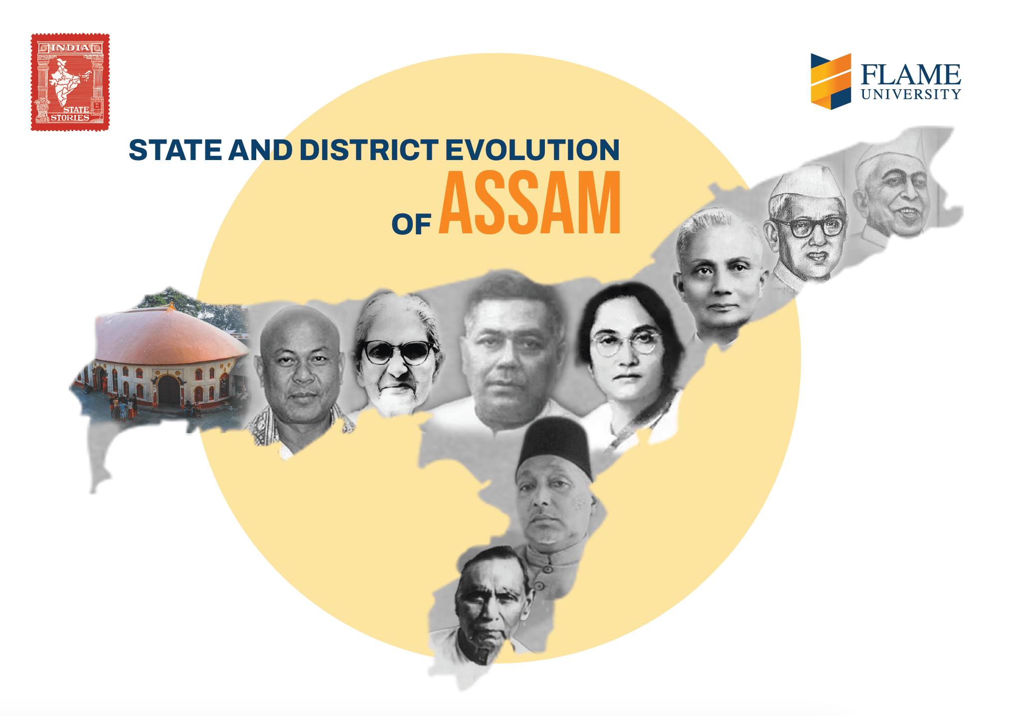India State Story | Assam | A2 size poster - Posters - Indic Inspirations