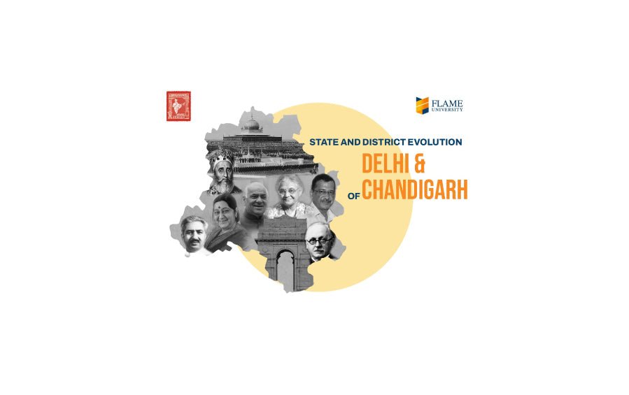 India State Story | Delhi & Chandigarh | A4 Booklet - Posters - Indic Inspirations