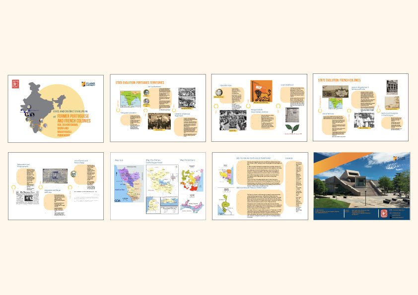 India State Story | French & Portuguese Colonies | A4 Booklet - Posters - Indic Inspirations