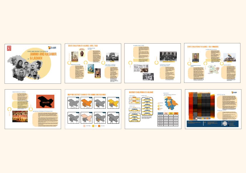 India State Story | Jammu and Kashmir & Ladakh | A4 Booklet - Posters - Indic Inspirations