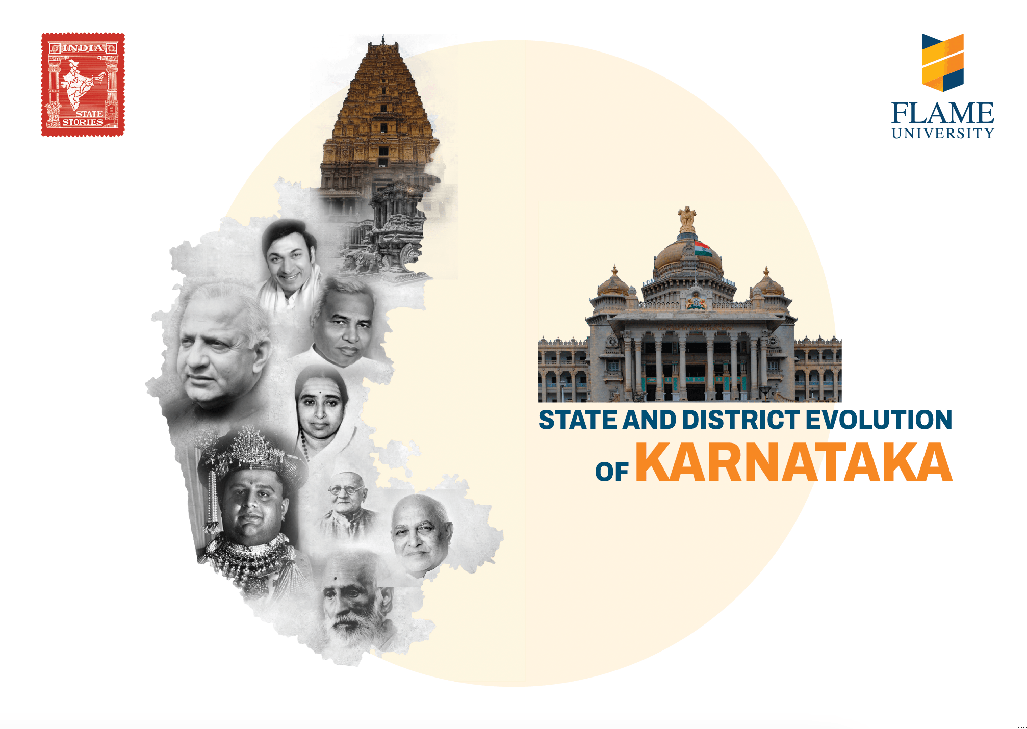 India State Story | Karnataka | A2 size poster - Posters - Indic Inspirations