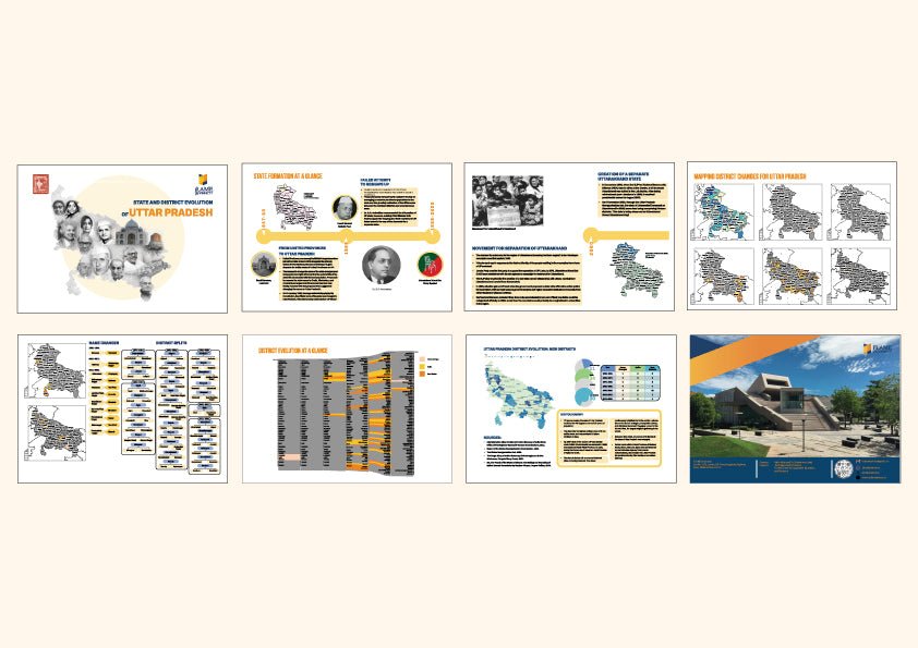 India State Story | Uttar Pradesh | A4 Booklet - Posters - Indic Inspirations