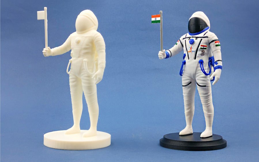 Indian Astronaut Model | Paint Your Own | 6" H - scale models - Indic Inspirations