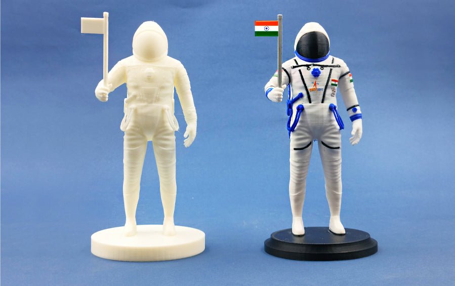 Indian Astronaut Model | Paint Your Own | 6" H - scale models - Indic Inspirations