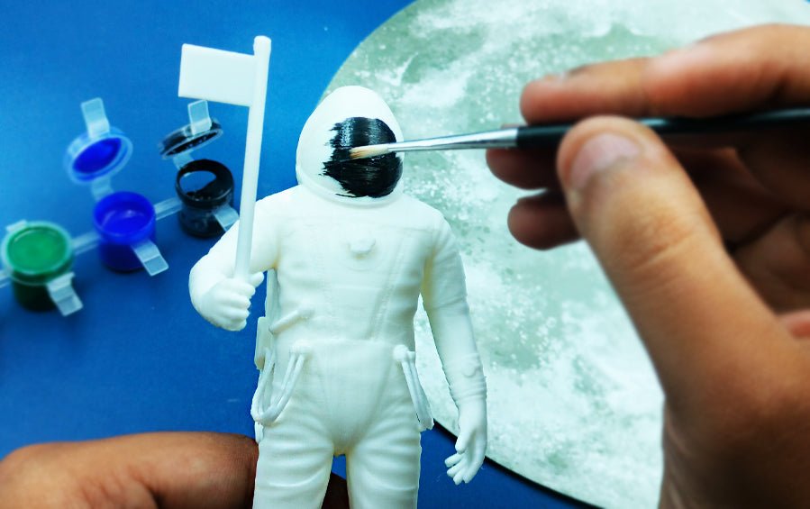 Indian Astronaut Model | Paint Your Own | 6" H - scale models - Indic Inspirations
