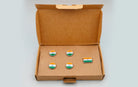 Indian Flag Magnetic Round Lapel Pins | Set of 5 - Lapel Pins - Indic Inspirations