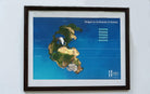 Indian Ocean Formation | Pangea | Magnetic Puzzle | A3 Frame - puzzles - Indic Inspirations