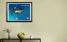 Indian Ocean Formation | Pangea | Magnetic Puzzle | A3 Frame - puzzles - Indic Inspirations