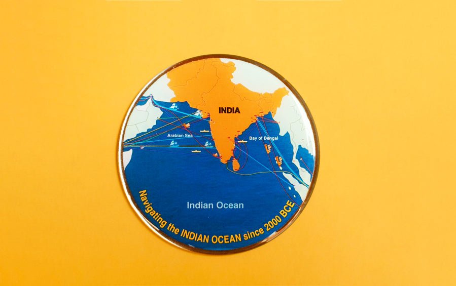 Indian Ocean | Fridge Magnets | Set of 2 - Fridge Magnets - Indic Inspirations