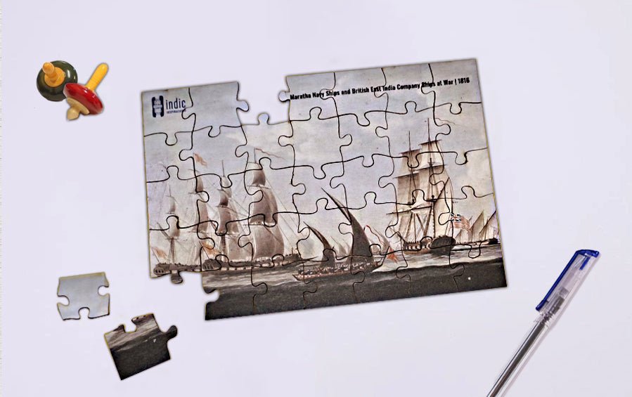 Indian Ocean Ships | Jigsaw Puzzles | Set of 4 - puzzles - Indic Inspirations