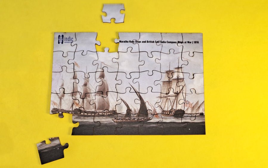 Indian Ocean Ships | Jigsaw Puzzles | Set of 4 - puzzles - Indic Inspirations