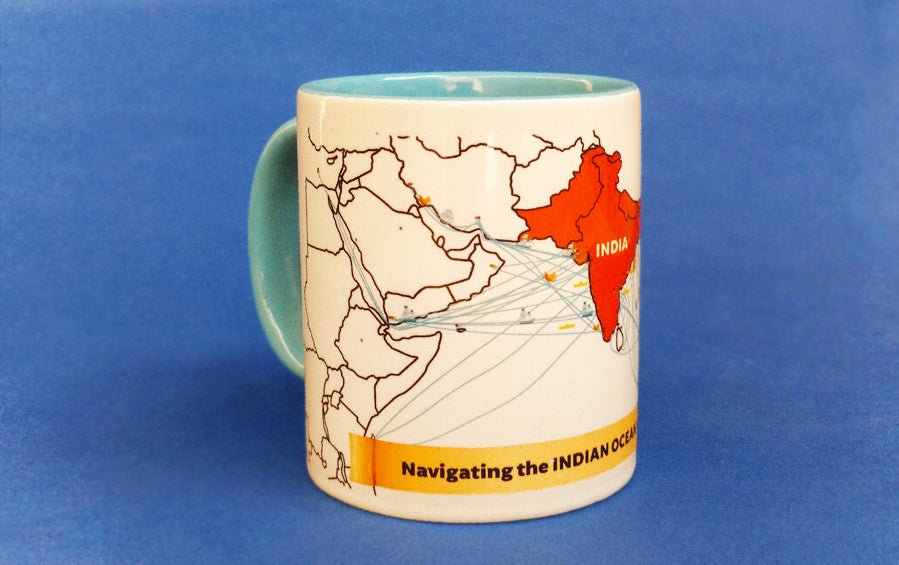 India's Maritime History Map | Mug - Cups & Mugs - Indic Inspirations