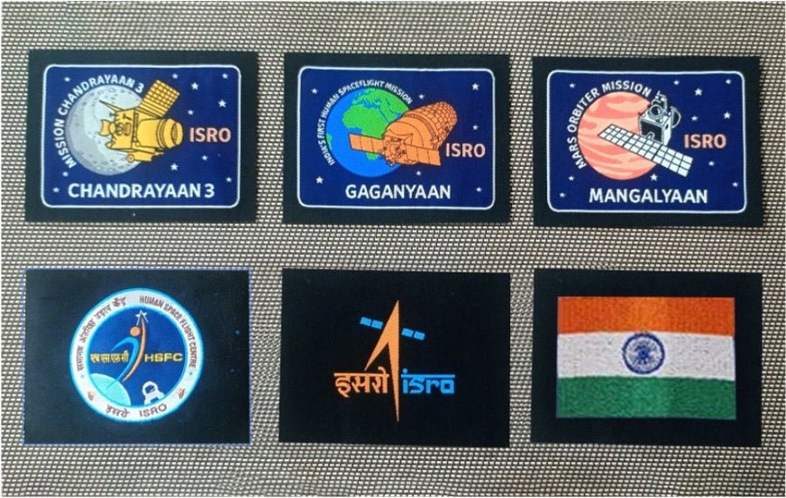 ISRO Mission Patches | Set of 6 - Patches - Indic Inspirations