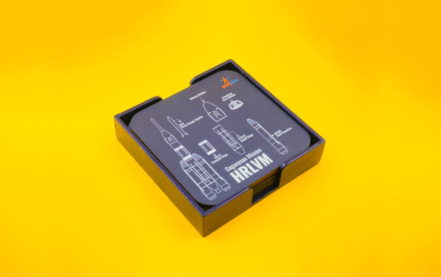 ISRO MISSIONS | Set of 4 Coasters - Coasters - Indic Inspirations