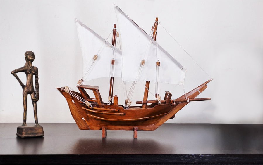 Kerala Uru | Wooden Ship Model - scale models - Indic Inspirations