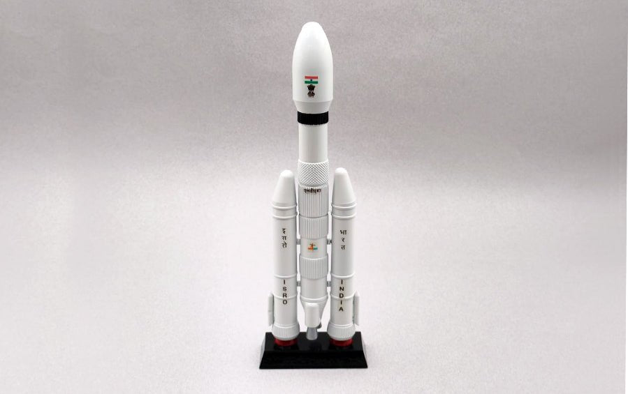 LVM | GSLV MK III - Aluminium Scale Model 1:300 - rocket models - indic inspirations