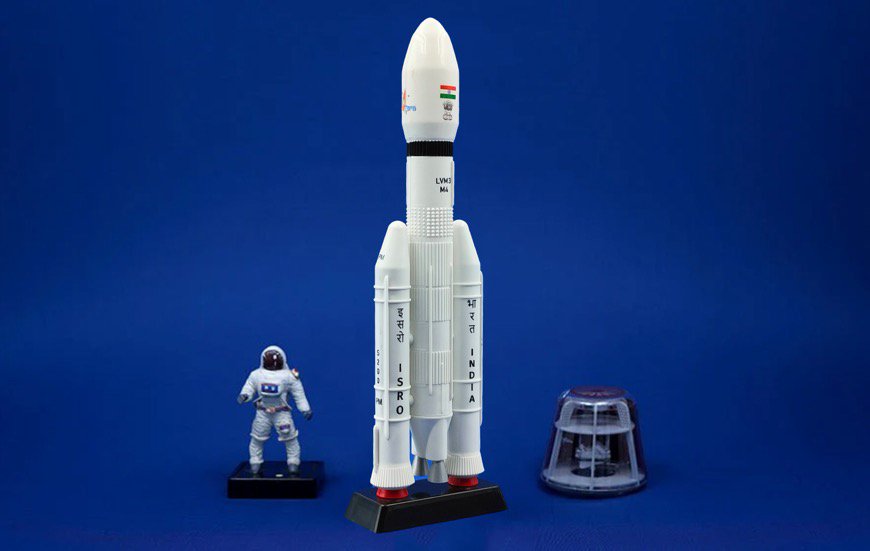 LVM | GSLV MK III | Diecast ABS Plastic Scale Model 1:200 - rocket models - Indic Inspirations