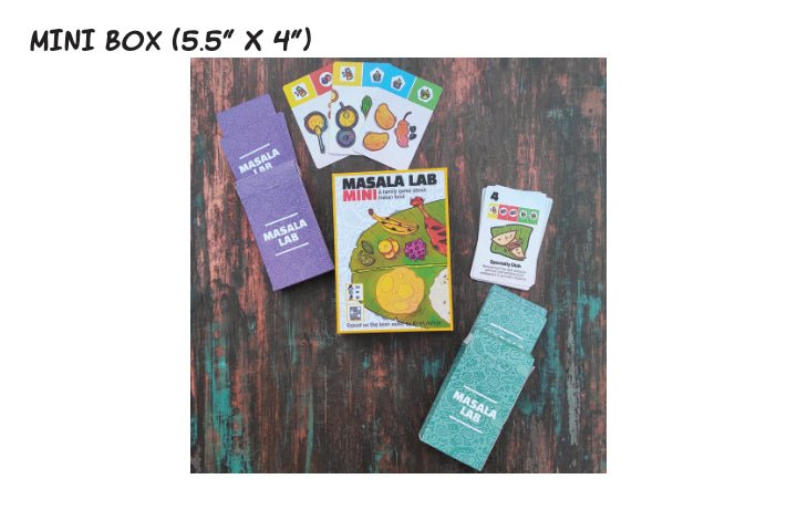 Masala Lab Mini - Retail Box - Card Games - Indic Inspirations