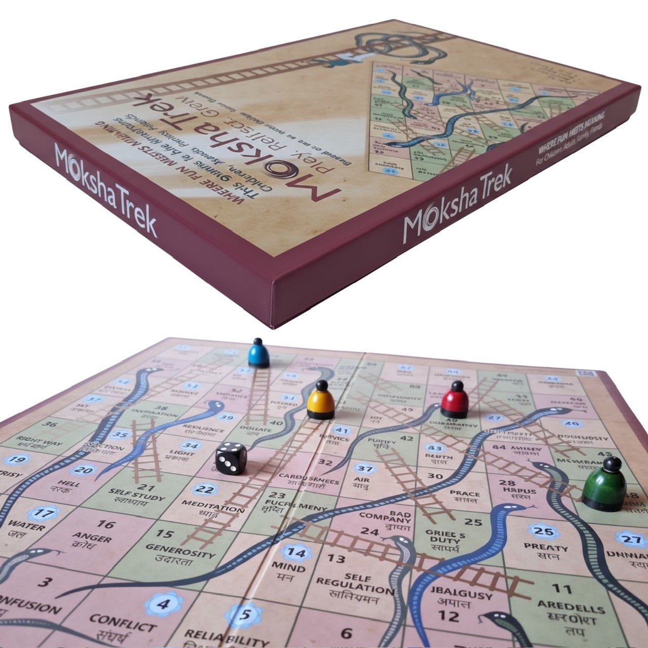 Moksha Trek | Board Game - Physical Product - Indic Inspirations