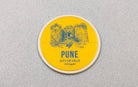 Pune ::City of Hills Sinhagad Fort & Cradle of Military Leadership Fridge Magnet - City souvenirs - Indic Inspirations