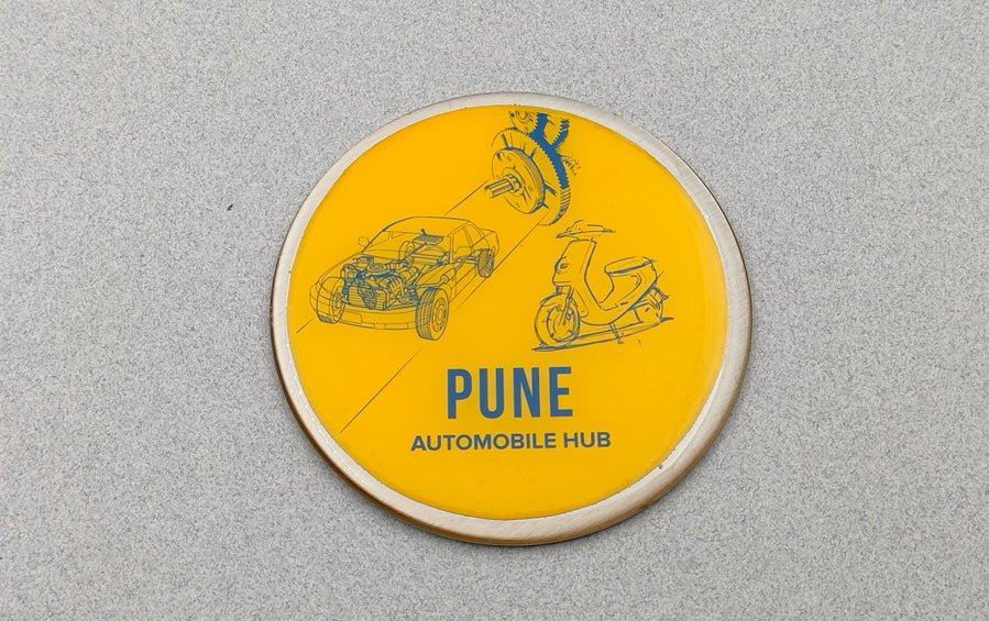 Pune :: Information Technology Hub & Automobile Hub Fridge Magnet - City souvenirs - Indic Inspirations
