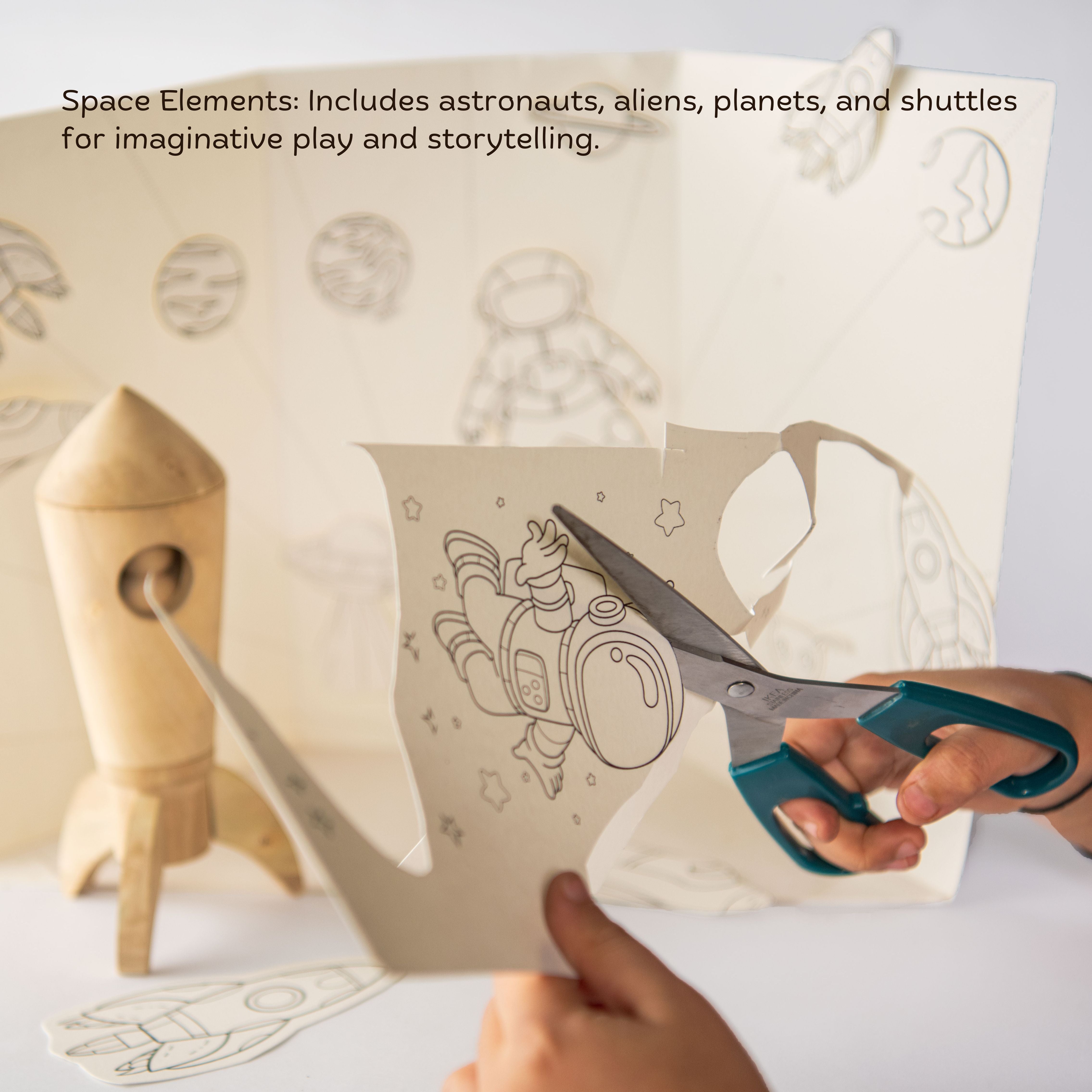 Space Adventure Rocket (DIY activity set) - DIY Activity - Indic Inspirations